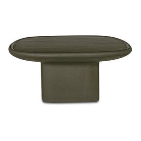 Modern European furniture - Oval Concrete Outdoor Coffee Table - www.oroa.com