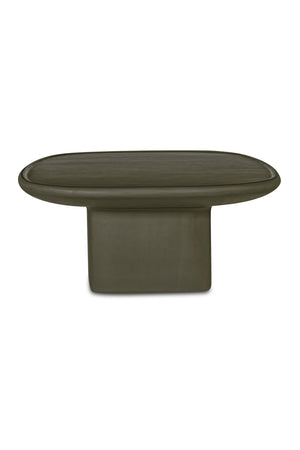 Oval Concrete Outdoor Coffee Table | Novi Living Manon