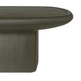 Modern European furniture - Oval Concrete Outdoor Coffee Table - www.oroa.com