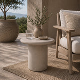 Modern European furniture - Sculptural Indoor/Outdoor Side Table - www.oroa.com