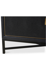 Modern European furniture - Vegan Leather 4-Door Sideboard - www.oroa.com