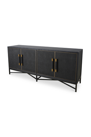 Vegan Leather 4-Door Sideboard | Novi Living Mako | Oroa.com