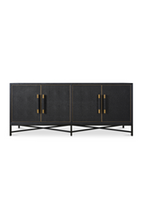 Modern European furniture - Vegan Leather 4-Door Sideboard - www.oroa.com