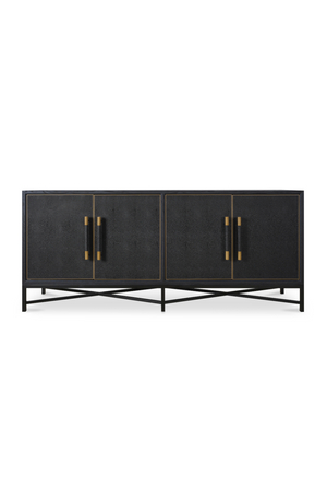 Vegan Leather 4-Door Sideboard | Novi Living Mako | Oroa.com