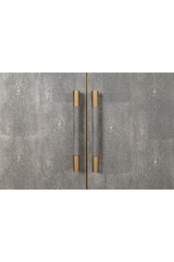 Modern European furniture - Vegan Leather 4-Door Sideboard - www.oroa.com