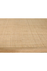 Modern European furniture - Glass & Cane Coffee Table - www.oroa.com