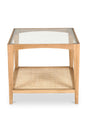Modern European furniture - Cane Shelf Side Table - www.oroa.com