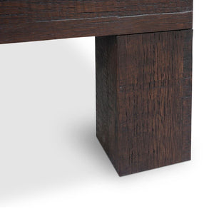Solid Oak Square Coffee Table | Novi Living Evander