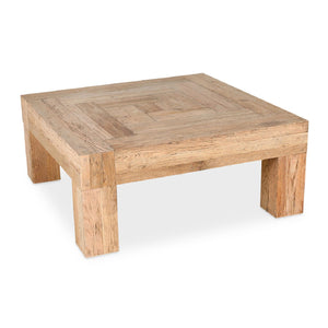 Solid Oak Square Coffee Table | Novi Living Evander