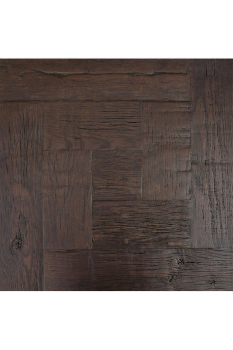 Modern European furniture - Rustic Oak Square Side Table - www.oroa.com