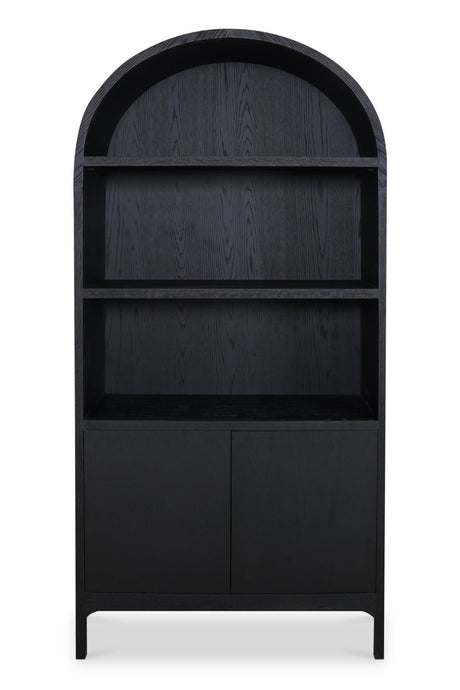 Black Oak Arched Cabinet | Novi Living Wilde | Oroa.com