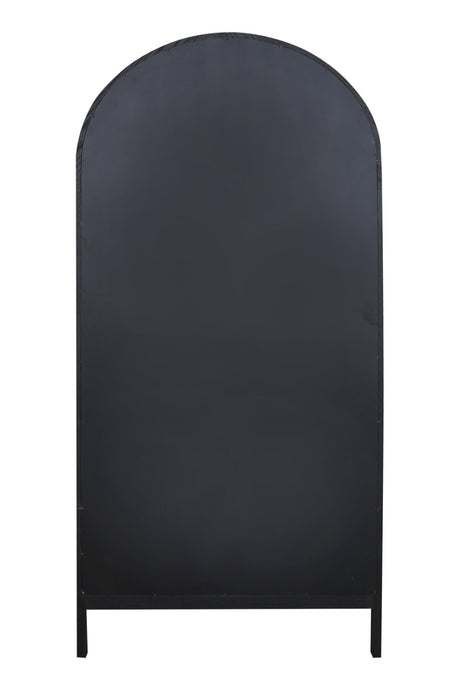 Modern European furniture - Black Oak Arched Cabinet - www.oroa.com