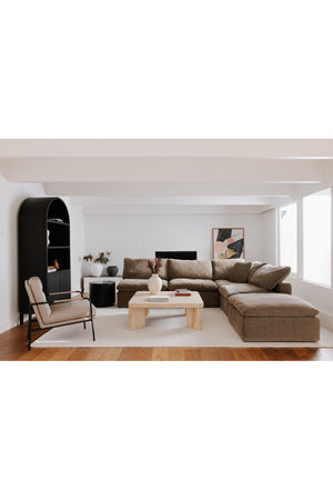 Black Oak Arched Cabinet | Novi Living Wilde | Oroa.com