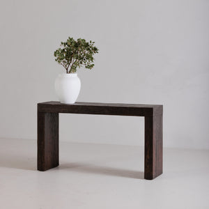 Rustic Oak Console Table | Novi Living Evander | Oroa.com
