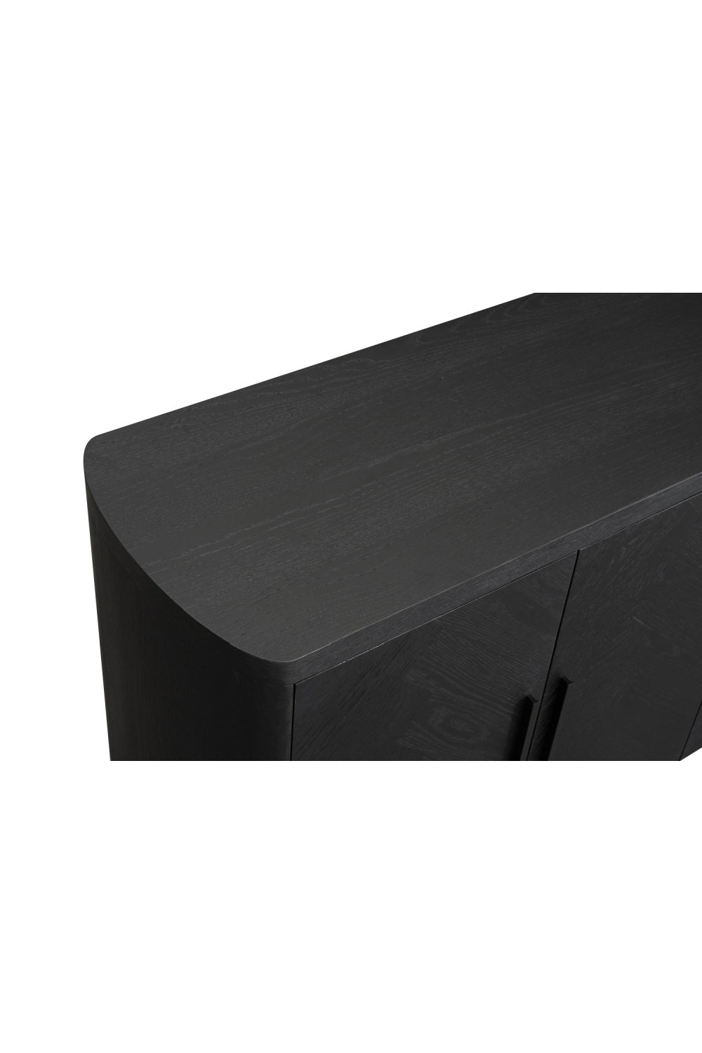 Modern European furniture - Black Herringbone Patterned Sideboard - www.oroa.com