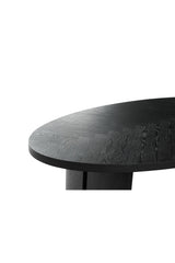 Modern European furniture - Black Herringbone Patterned Dining Table - www.oroa.com