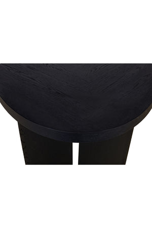 Black Herringbone Patterned Dining Table | Novi Living William