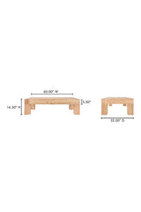 Modern European furniture - Aged Oak Coffee Table - www.oroa.com