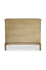 Modern European furniture - Brown Oak 2-Drawer Nightstand - www.oroa.com