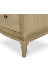 Modern European furniture - Brown Oak 2-Drawer Nightstand - www.oroa.com
