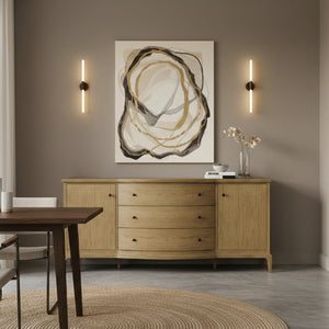 Modern European furniture - Brown Oak Sideboard - www.oroa.com