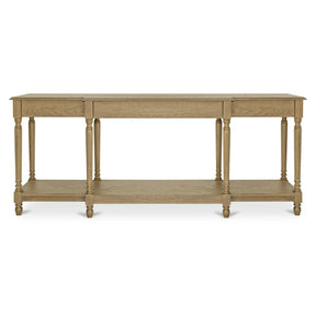 Modern European furniture - Vintage Style Oak Console Table - www.oroa.com