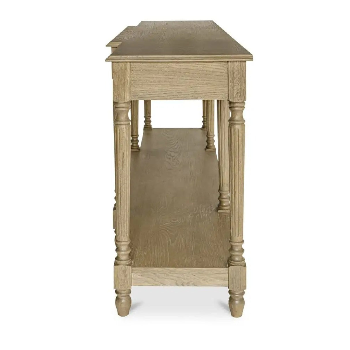 Modern European furniture - Vintage Style Oak Console Table - www.oroa.com