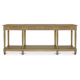 Modern European furniture - Vintage Style Oak Console Table - www.oroa.com