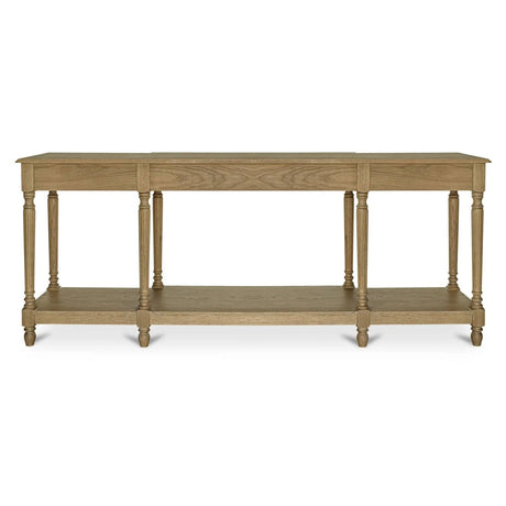 Modern European furniture - Vintage Style Oak Console Table - www.oroa.com