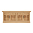 Modern European furniture - Oak 4-Door Sideboard - www.oroa.com
