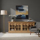 Modern European furniture - Oak 4-Door Sideboard - www.oroa.com