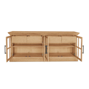   Modern European furniture - Oak 4-Door Sideboard - www.oroa.com | Oroa.com