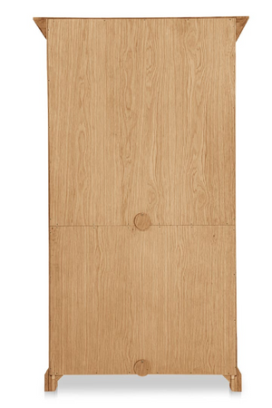 Oak 4-Door Tall Cabinet | Novi Living Raymond | Oroa.com