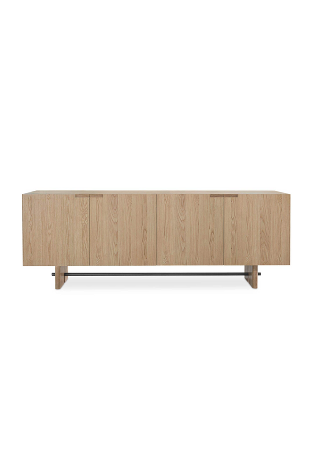 4-Door Natural Oak Sideboard | Novi Living Madison | Oroa.com