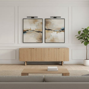 4-Door Natural Oak Sideboard | Novi Living Madison | Oroa.com