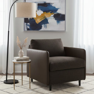   Leather Arm Accent Chair | Oroa.com