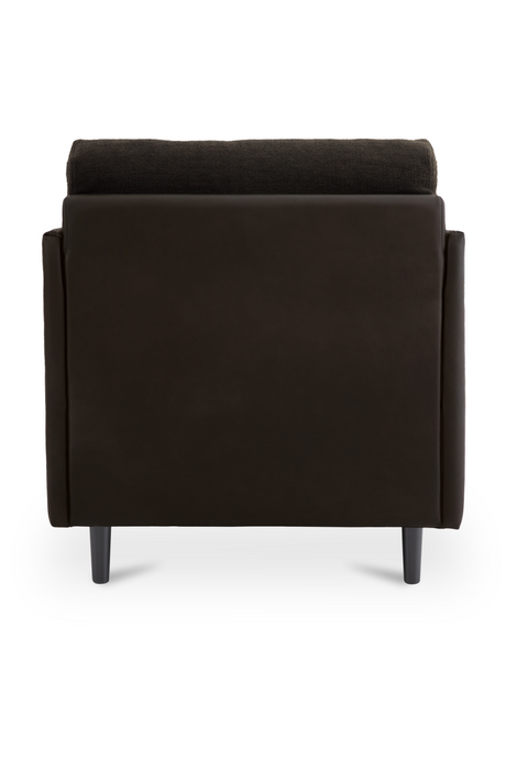 Modern European furniture - Leather Arm Accent Chair - www.oroa.com