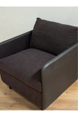Modern European furniture - Leather Arm Accent Chair - www.oroa.com