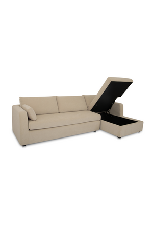 Sectional Sofa with Storage Chaise | Novi Living Burrow | Oroa.com