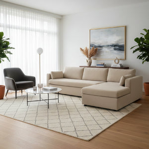   Modern European furniture - Sectional Sofa with Storage Chaise - www.oroa.com | Oroa.com