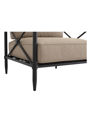 X-Framed Outdoor Accent Chair | Novi Living Willow | Oroa.com