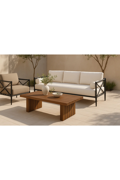 Cream Outdoor Sofa | Novi Living Willow | Oroa.com