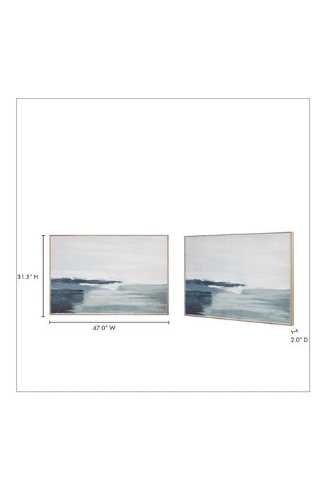Modern European furniture - Painterly Seascape Art - www.oroa.com