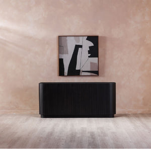 Modern European furniture - Abstract Shapes Framed Painting - www.oroa.com