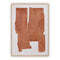 Modern European furniture - Warm Orange Framed Painting - www.oroa.com
