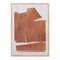 Modern European furniture - Warm Orange Framed Painting - www.oroa.com