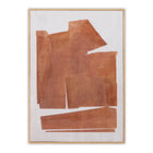 Modern European furniture - Warm Orange Framed Painting - www.oroa.com