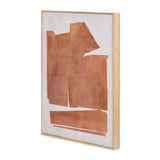Modern European furniture - Warm Orange Framed Painting - www.oroa.com