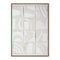Modern European furniture - Gray Drid-Pattern Art Print - www.oroa.com