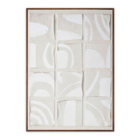 Modern European furniture - Gray Drid-Pattern Art Print - www.oroa.com